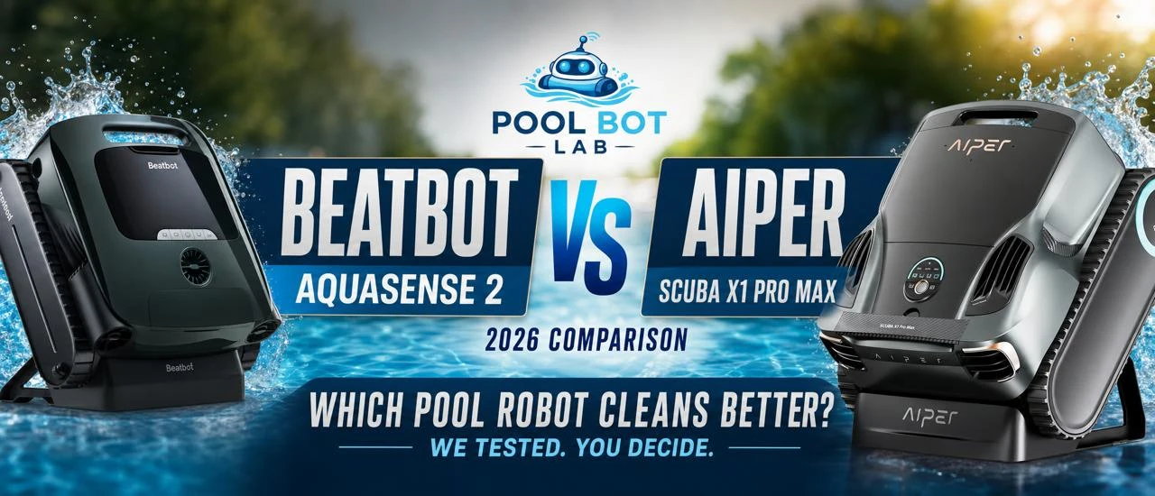 Beatbot AquaSense 2 vs AIPER Scuba X1 Pro Max 2026 – PoolBotLab